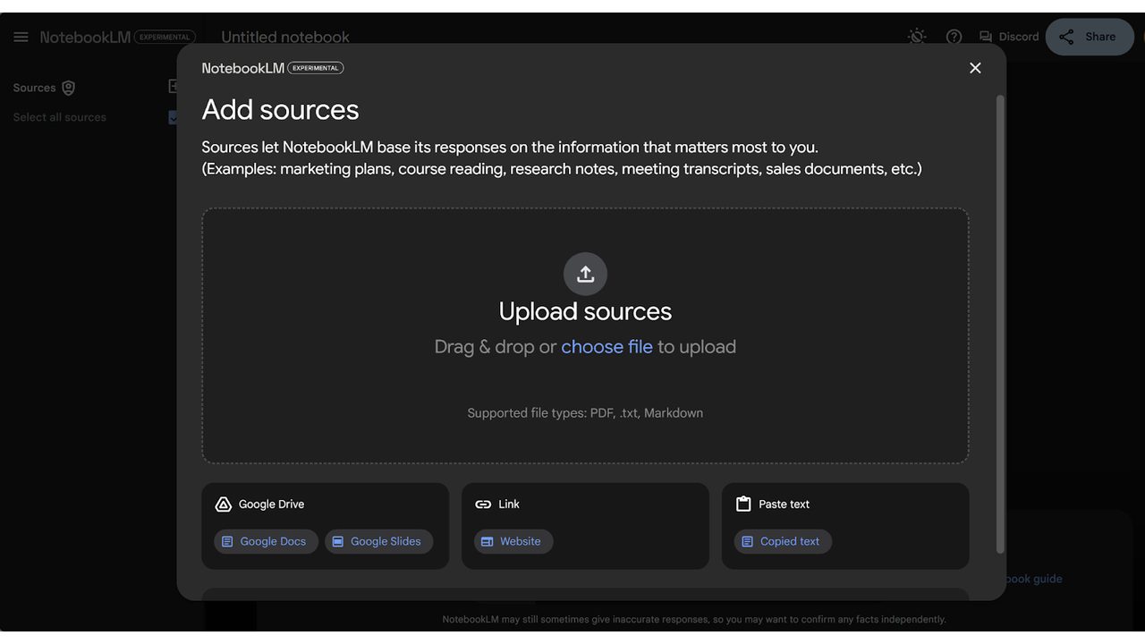 Add the sources you trust