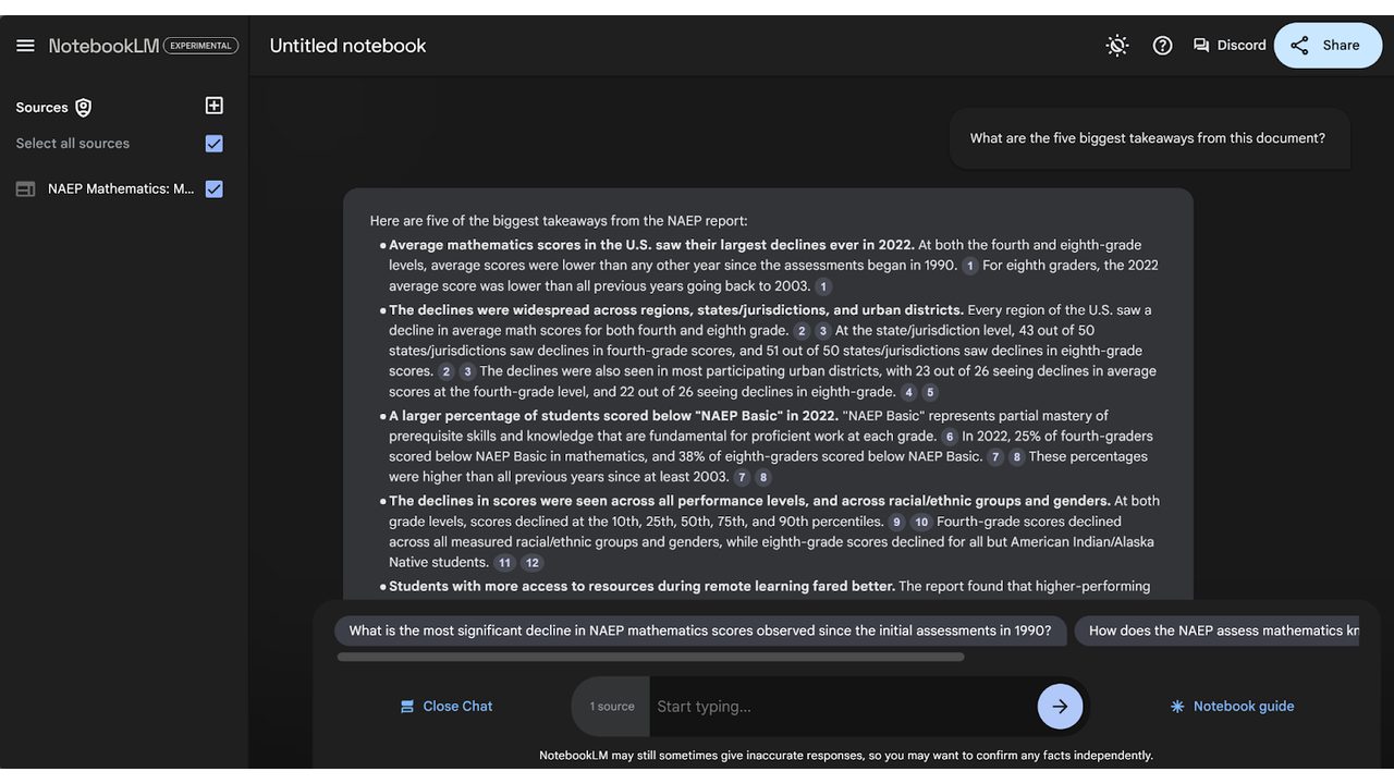 Chat with your sources