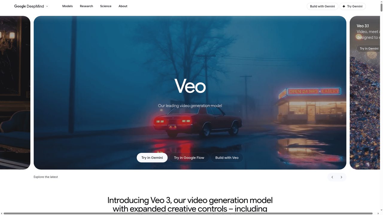 Open Veo and pick your door